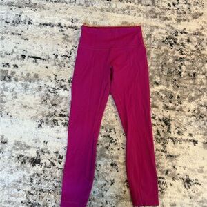 Lululemon Athletica Magenta Leggings